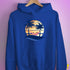 Lesbian Pride Hammock Summer Beach Sunset Hoodie - Royal Blue